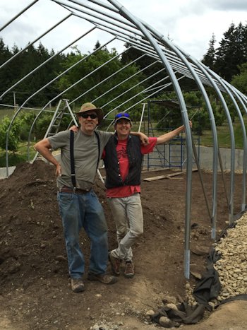 Brian and Mary the owners of Laughing Apple Farm